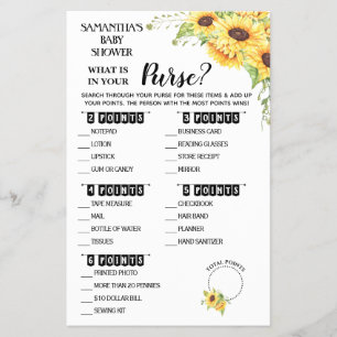 O que está na sua bolsa cartão de jogo bilíngue pa