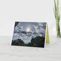 "O que eu disse?" tipo Cartão Saudável