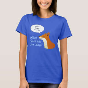 O que faz o Fox para dizer camisetas engraçadas