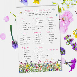 O que há na sua bolsa? | Flores selvagens de Verão