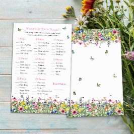 O que há na sua bolsa? | Flores selvagens modernas