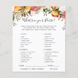 O que há na sua bolsa? | Jogo Chá de fraldas