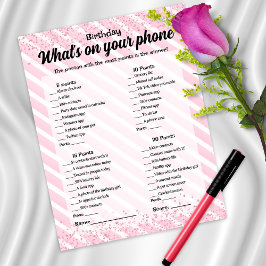 O que há no jogo de aniversário do seu telefone