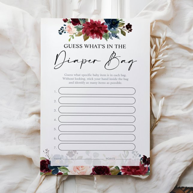 O que há no jogo do Chá de fraldas da Fralda (Criador carregado)