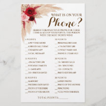 O que há no seu Cartão de Chá Pampas de Telefone