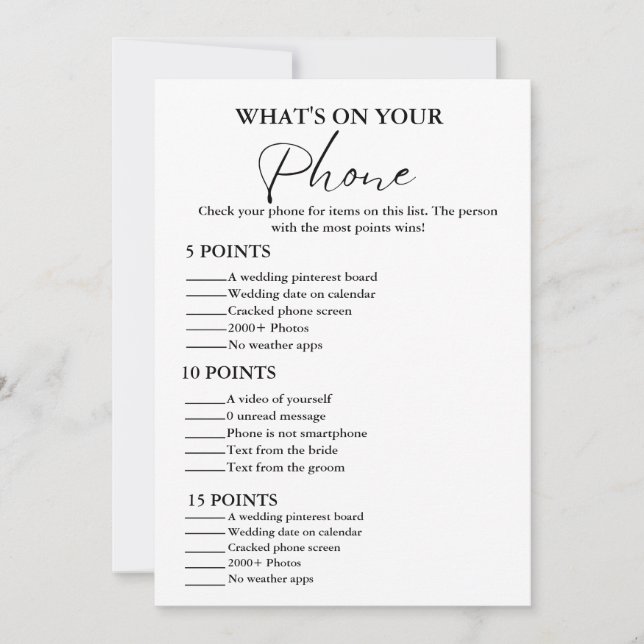 O que há no seu cartão de jogo de chá de panela te (Frente)