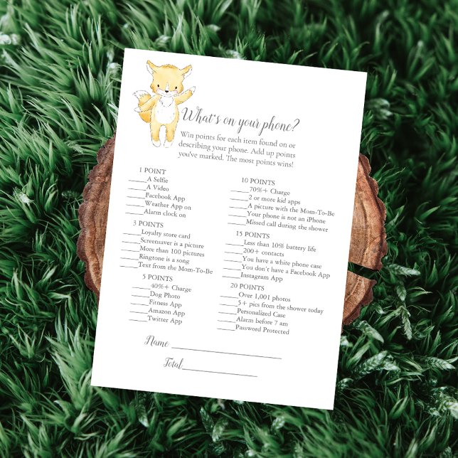 O que há no seu cartão de jogo do bebê (Criador carregado)