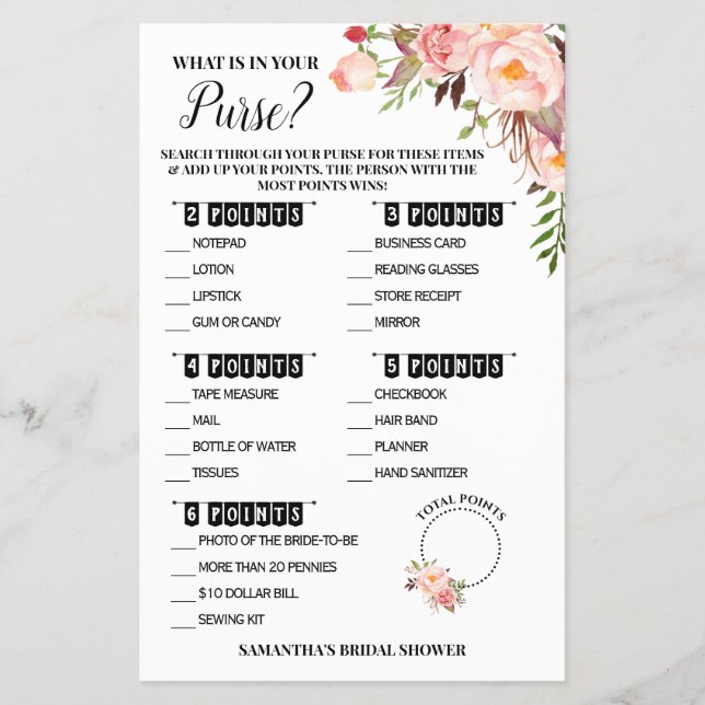 O que há no seu Cartão de Jogo Rosa de Chá de pane (Frente)