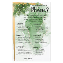 O que há no seu Cartão de Jogo Tropical para Chás