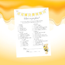 O que há no seu cartão de urso de pelúcia?