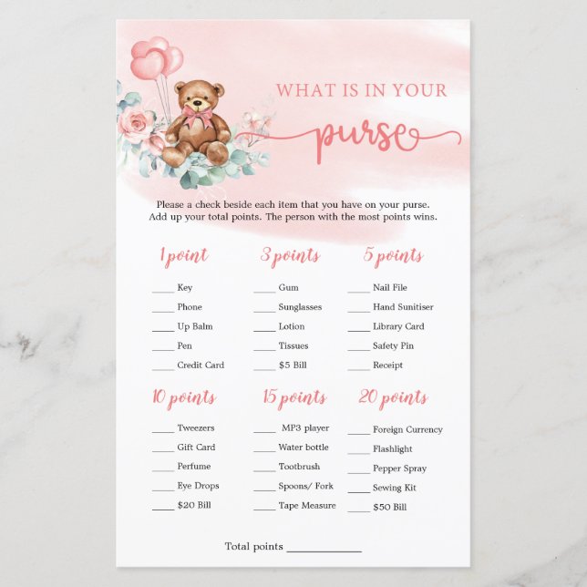 O que há no seu jogo de bolsos Eucalyptus (Frente)