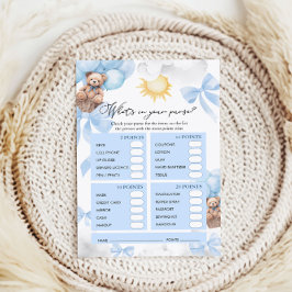 O que há no seu jogo de Chá de fraldas