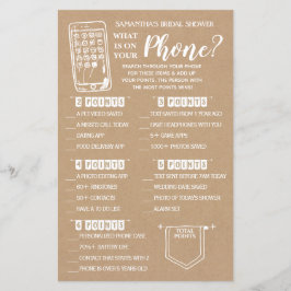 O que há no seu jogo de chá telefônico em inglês e