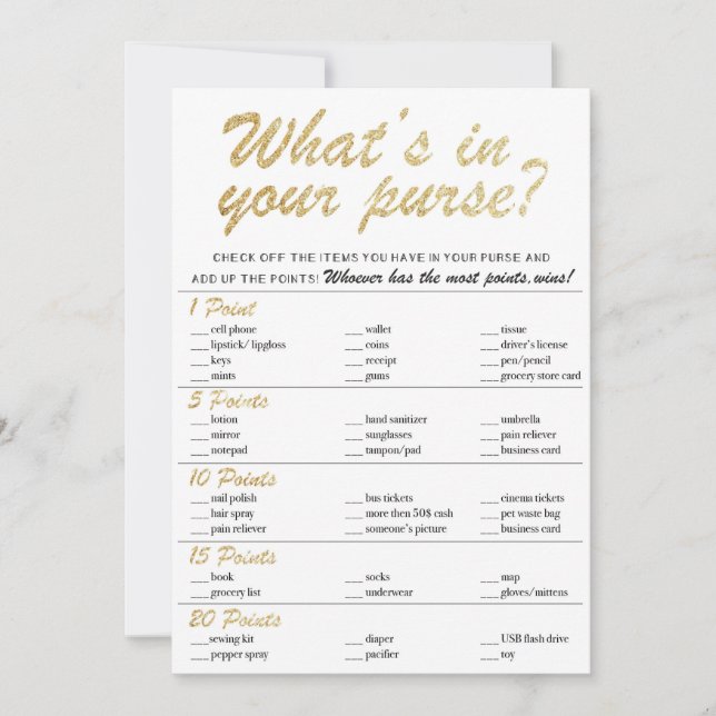 O que há no seu jogo de noivas (Frente)