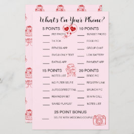 O que há no seu jogo telefônico - atividade do Chá