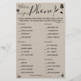 O que há no seu telefone | Cartão de Chá