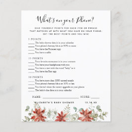 O que há no seu telefone | Jogo Chá de fraldas