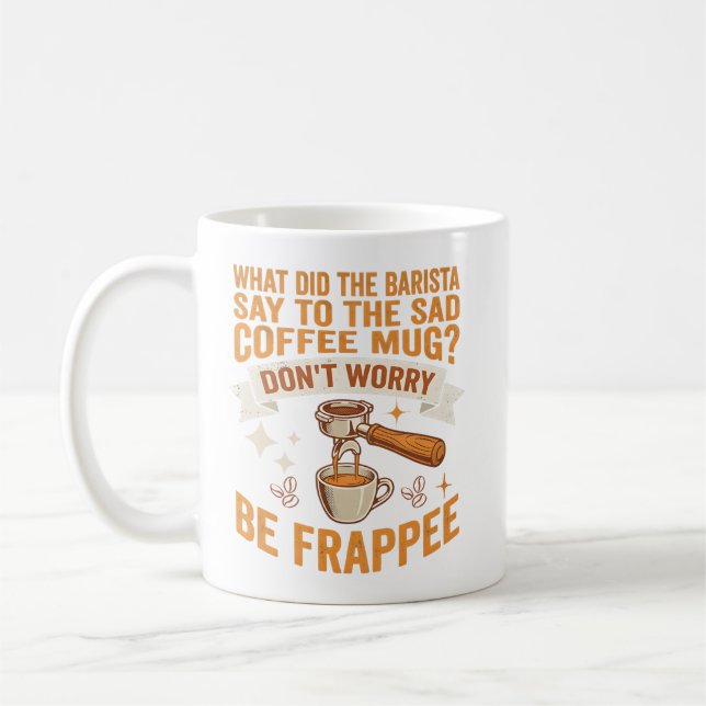 O Que O Barista Disse Para A Caneca Triste De Café (Esquerda)
