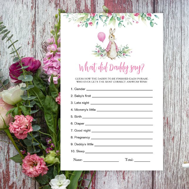 O Que o Papai Disse Jogo do Peter Rabbit (Criador carregado)