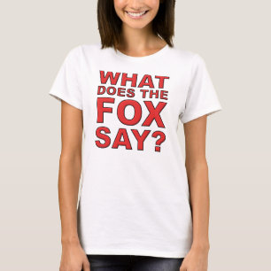 O Que O Raposo Diz Camiseta
