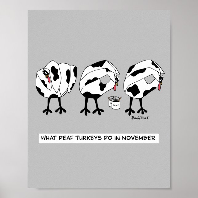 O que os Perus Surdos fazem na Poster de novembro (Frente)