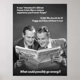 O que poderia dar errado na Poster Innsmouth