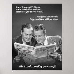 O que poderia possivelmente ir mal no poster de