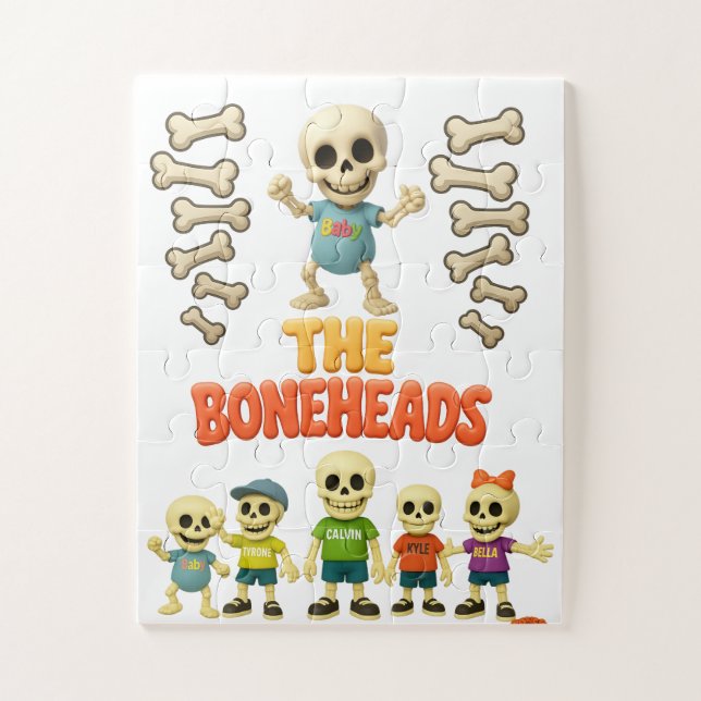 O Quebra-Cabeça Boneheads™ – Com Bebê (Vertical)