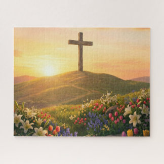 O Quebra-Cabeça da Cruz de Jesus da Páscoa