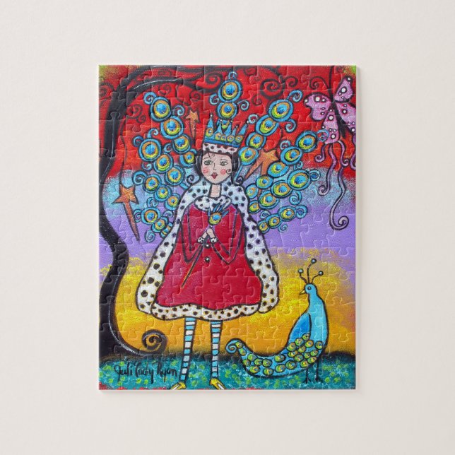 O quebra-cabeça da rainha do pavão (Vertical)