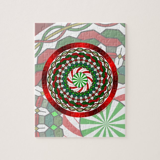 O Quebra-Cabeça das Cores do Natal (Vertical)