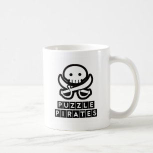 O quebra-cabeça pirateia a caneca do crânio