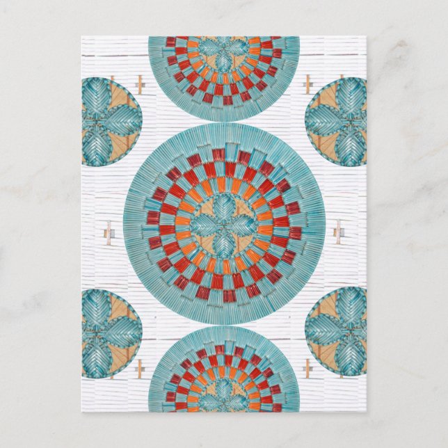 O Quill contemporâneo de Mi'kmaq inspirou o cartão (Frente)