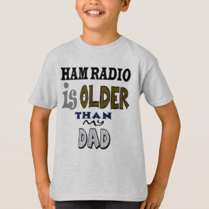 O radioamador é mais velho do que meu t-shirt do