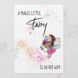 *~* O Rainbow Baby Fairy Fairy Magic Chá Convite