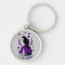 O Raven do Chaveiro do Outono Gótico