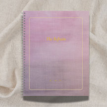 O Refrão | Caderno de Poemas Rosa Personalizado