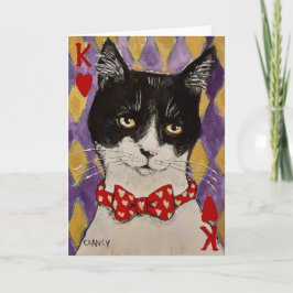 O Rei de Copas dobrou o cartão