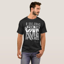 O rei dos homens dos reis Básico Escuro T-shirt