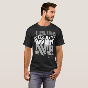 O rei dos homens dos reis Básico Escuro T-shirt