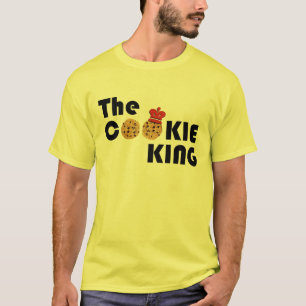 O rei t-shirt do biscoito
