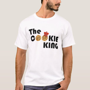 O rei t-shirt do biscoito