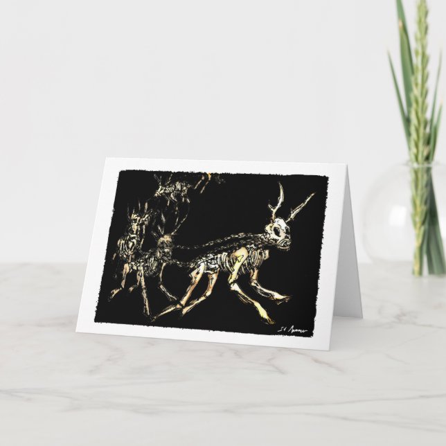 O reinado do cartão de Natal para a Rena (Frente)