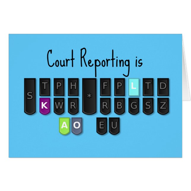 O relatório da corte é cartão legal do teclado de (Frente Horizontal)