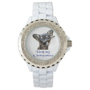 O relógio da mulher da chihuahua