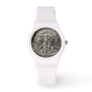 O relógio de meio dólar da Walking Liberty