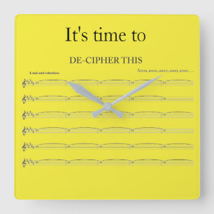 O relógio engraçado do organizador