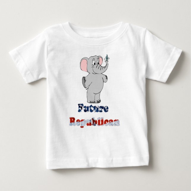O republicano futuro caçoa o t-shirt (Frente)