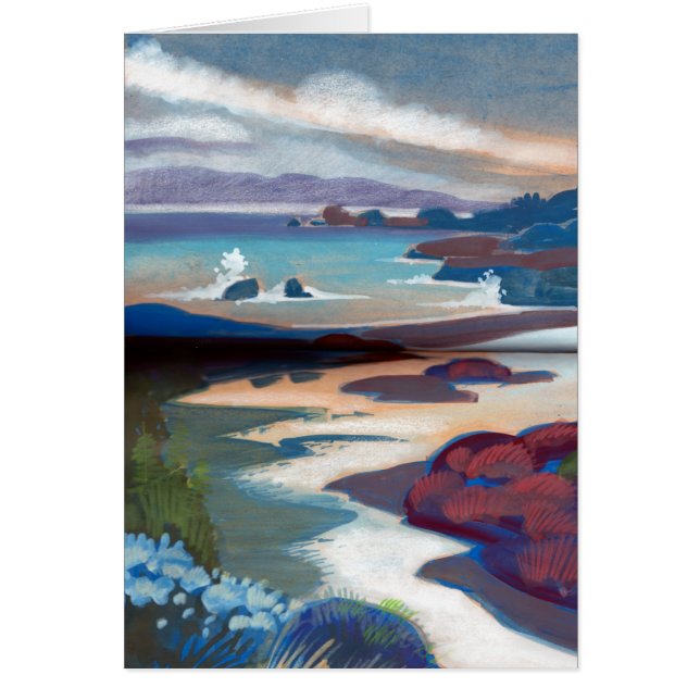 O rio e o cartão da costa (Frente)