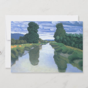 O Rio em Berville de Felix Vallotton, Arte Fino